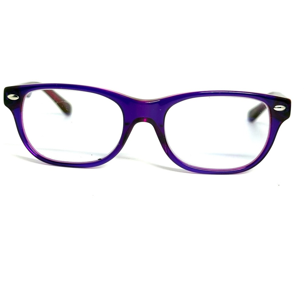 Ray-Ban RB 1555 3666 Purple Pink Rectangular Eyeglass Frames 46-16-125